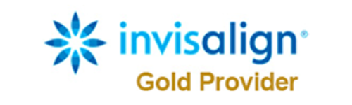 Invisalign Gold Provider Logo Blau Gold